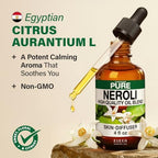 100% Pure Neroli Oil - 4 Fl Oz Neroli Essential Oil for Hair, Skin, Diffuser, Aromatherapy & DIY Soap Making Scent