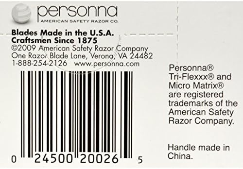 Personna Tri-Flexxx Triple Blade Shaving System for Men