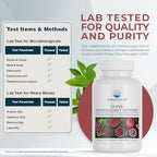 Nature's Lab Super Antioxidant Support - Resveratrol, Acai, Goji Berry, Noni Fruit, Pomegranate - 120 Capsules (60 Day Supply)