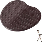 Folding Cane Seat Board Replacement ABS Plastic Crutch Chair Panel Cane Seat Covers Pad Parts for Walking Cane with Seat Cane Walking Stick Portable Seating Stool Cane Crutches