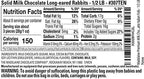 Madelaine Easter Candy 26 Premium Milk Chocolate Bunny Wrapped In 6 Different Color Foils - 8 oz Chocolate Candy Easter Basket Stuffers