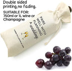 Socive Engagement Gifts for Couples, Wedding Gift Wine Bags, Engagement Gift, Bridal Shower Gift, Wedding Planning Gift, Burlap Reusable Wine Bag