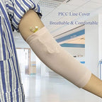 EDWERD HXCH Ultra-Soft PICC Line Cover, Adult PICC Sleeve Arm Nursing Cast Protector, Non-Slip, Breathable, Comfortable, M