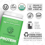 SUNWARRIOR Organic Classic Vanilla Protein, 750 GR