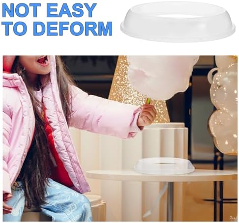 ARTIBETTER Cotton Candy Maker Cover Small Marshmallow Machine Enclosure Reusable Cotton Candy Extractor Guard Accessory for Home DIY