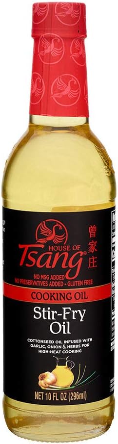 HOUSE OF TSANG Stir Fry Oil, 10 Ounce (Pack of 6)