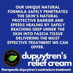 Dupuytren's Contracture All Natural Relief Cream. Rich in Vitamin E | Large 1.9 Oz Jar