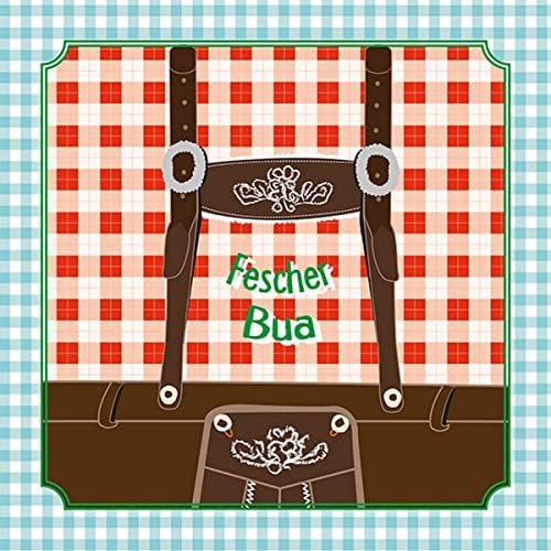 20 Napkins Bavarian Costumes | Bavarian | Oktoberfest | Table Decoration | Decoupage | Napkin Technology 33 x 33 cm