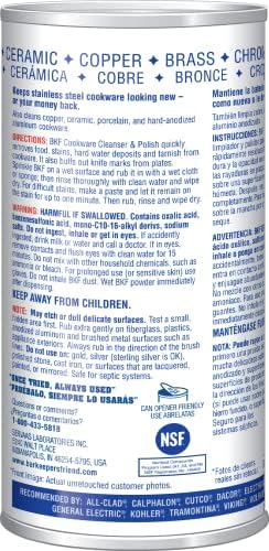 Bar Keepers Friend Superior Cookware Cleanser & Polish | 12-Ounces | 1-Unit