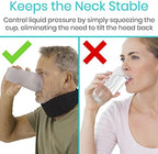 Vive Nosey Cup (3 Pack) - Cut Out Drinking Glass for Controlled Sips and Portions - Drink Cup for Stable & Fixed Drinking Position - Dishwasher Safe Plastic for Medical Patient, Parkinsons
