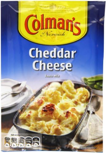Colmans Cheddar Cheese Sauce Mix 40 g (Pack of 12)
