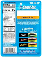 StarKist Tuna Creations Sweet and Spicy Pouch (2.6 oz - 12 Pack) Wild Caught, High Protein Shelf Stable Seafood, Gluten Free, Soy Free, No Draining, Ready to Eat for Salads and Sandwiches