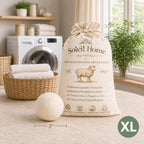 Wool Dryer Balls XL 6-Pack – 100% New Zealand Wool Laundry Balls – Natural Fabric Softener Alternative to Dryer Sheets – Reduces Static, Wrinkles & Drying Time – Reusable