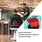 ANGGREK Clipper Guard Holder, Box Clipper Limit Comb Storage Box Hair Clipper Positioning Caliper Comb Organizer Case(Limit Comb Box 10 pcs)