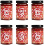 Good Good Sweet Strawberry Jam - Low Calorie, Low Carb & No Added Sugars - Keto Friendly Jelly - Vegan - Gluten Free - Preserves - 12 Ounce (Pack of 6)