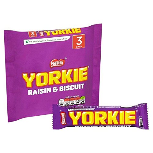 Nestle Yorkie Raisin & Biscuit - 3 x 44g