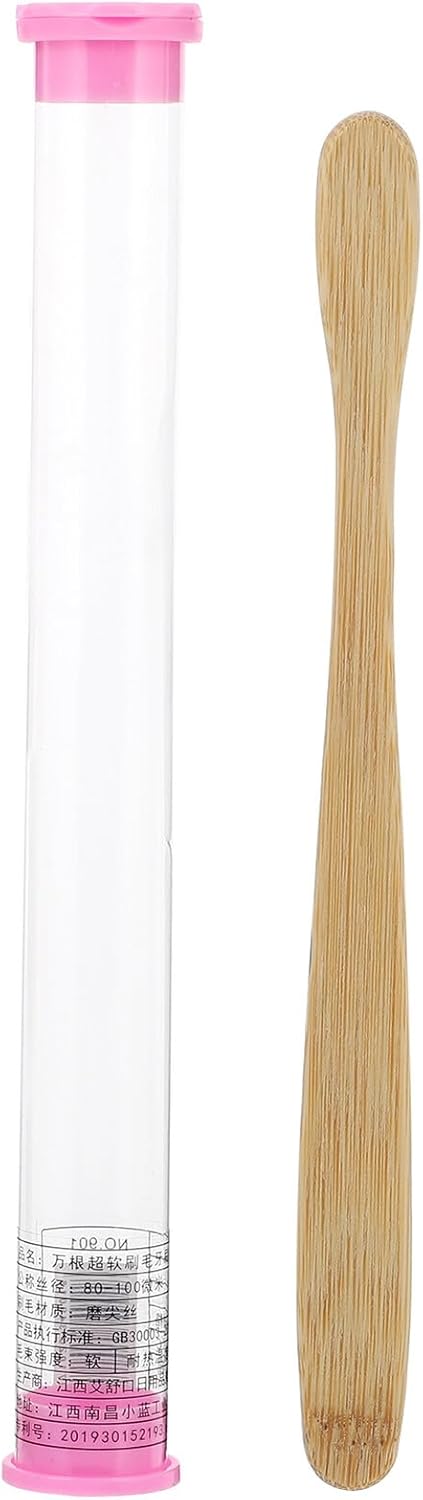 GLEAVI Adult Soft Bristle Toothbrush Travel Teeth Cleaning Oral Care Tool for Gums Care and Daily Use