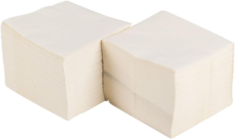 Perfectware 2 Ply White-250 White Beverage Napkin Package of 250 - 2-Ply , 9*9 (Pack of 250)