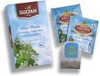 SULTAN TEA After Meals, Moroccan Green Tea with Caraway, Rosemary & Peppermint Herbal Green Teas (Single Pack - 20 Tea Bags)
