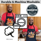 Mr Good Lookin Cooking Apron, Kitchen Apron for Men, Ideal Christmas or Father's Day Gift, Gift Set or Apron Only