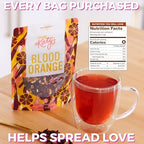 Katy’s Blood Orange Loose Tea - Hibiscus, Orange & Rose Hips - Loose Leaf Herbal Tea, Caffeine-Free, Sugar-Free - Hot or Cold Brew Tea - 30+ Cups - Woman-Owned - 3oz Pouch