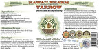 Hawaii Pharm Yarrow Alcohol-Free Liquid Extract, Professional Grade, Small Batch Crafted Yarrow (Achillea millefolium) Dried Herb Glycerite Natural Herbal Supplement, 2 fl.oz