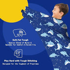 Shark Sensory Body Sock Full-Body Wrap - Help Children with Autism to Relieve Stress - Stretchy Breathable Sensory Sack for Boys, Girls (X-Large)