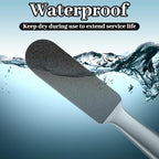 Foot File - Stainless Steel Pumice Stone Foot Rasp File with 20 Replacement Pads - Dual Grit Feet Scrubber Callus Remover for Hard Skin Care Cracked Skin Corns Callus Remover