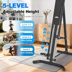Relife Stair Stepper, Vertical Climber Exercise Machine for Home Gym, Stair Climber with 4 Metal Guide Rails Folding Step Fitness Machines Cardio Workout Machine 5-Level Heights 2026 Newer Version