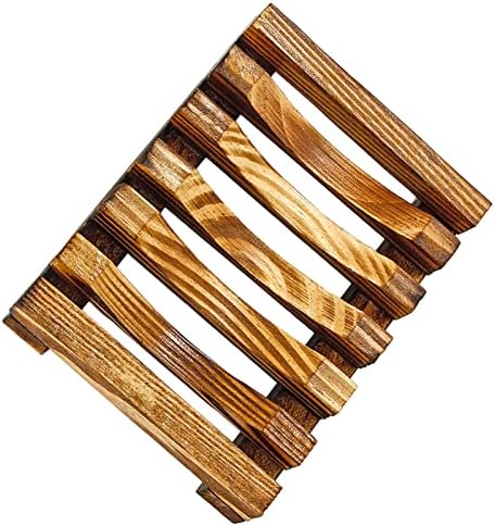 Jiozermi 15 PCS Wooden Soap Dish for Bar Soap, Bathroom Wooden Soap Bar Holder for Shower, Wood Soap Tray Saver for Bathroom, Kitchen