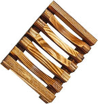 Jiozermi 15 PCS Wooden Soap Dish for Bar Soap, Bathroom Wooden Soap Bar Holder for Shower, Wood Soap Tray Saver for Bathroom, Kitchen