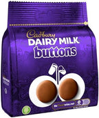 Cadbury Dairy Milk Giant Chocolate Buttons Bag, 85g , Perfect for sharing with friends and family, Pack of 10
