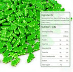 Edible Green Sprinkles, Green Tree Sugar Sprinkles for Cake Decorating, Cupcake Toppers, Cookies, Edible Baking Cake Decorations, Easter Party Holiday Supplies, 180g/6.35oz