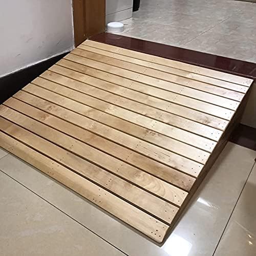 Bu Qi - US Loading Ramps, Threshold Ramp, Door Threshold Ramp Wood, Doorways/Entrance/Curb Ramp for Wheelchair & Scooter, Home Portable Non Slip Wedge Ramp (Size : 30.8x30x9cm)