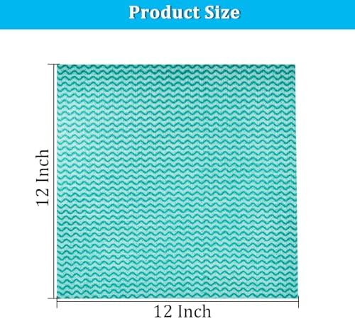 Disposable Kitchen Cleaning Towel Disposable Dish Cloths, Reusable Wipes Heavy Duty Cleaning Rags 50 Count/Pack