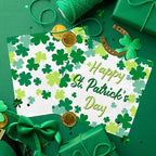 50-Piece St. Patrick's Day Party Supplies Kit – Irish Themed Set Lucky Shamrock Napkins – Accessories for Irish St. Patrick's Party Déco