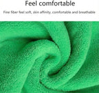 1PC Thick Coral Fleece Car Drying Towel: Super Absorbent, Ideal for Quick Car Cleaning,Multi-Functional Towel,23.64 x 11.82 in, Green