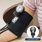 Santamedical Adult Deluxe Aneroid Sphygmomanometer - Professional Blood Pressure Monitor with Adult Black Cuff and Carrying case (Light Black) – Stethoscope Not Included
