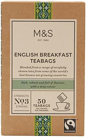 Marks and Spencer English Breakfast 50 Teabags 125g