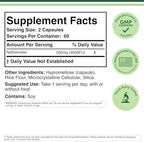 Nattokinase Supplement 4,000 FU Servings, 120 Capsules (Derived from Japanese Natto) Systemic Enzymes for Cardiovascular and Circulatory Support by Double Wood