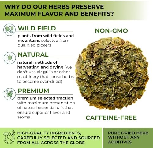 50 Bags White Mulberry Tea Mulberry Leaf Herbal Tea (Morus Alba) - 50 Count 1.5g Bags Herb Hoja De Morera