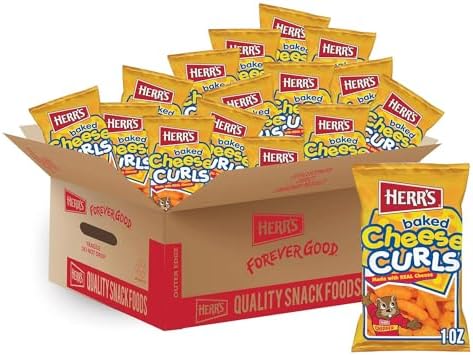 [CAMEO] - HERR'S Baked Cheese Curls, 1 Oz Bag - (42 Pack)