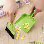 Healifty 12 Sets Dustpan Hand Broom and Shovel Small Broom and Dustpan Set for Desk Keyboard Pet - Portable Desktop Sweep Tools