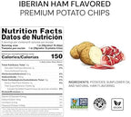 TORRES Selecta Gourmet Potato Chips - Small Batch Artisan Kettle Chips - Iberian Ham - 4.41 oz. (Pack of 6)