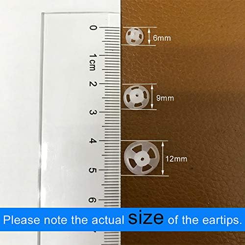 （10 pcs） Hearing Amplifier Dome Open Fit Ear Tip Earplug Earbuds for RIC Hearing Aids (M φ9mm)