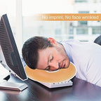 ZJchao Silicone Pillow, Beauty SPA Massage Pillow, Soft Massage Face Relax Pillow Headrest, SPA Beauty Salon Skin Care Relax Head Cushion (4 Color Options!)(Yellow)