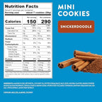 HighKey Low Carb Snickerdoodle Cookie - Keto Snacks Diabetic Desserts Diet Friendly Food Gluten Free Zero Carbs Treat Cinnamon Sweets Healthy Snack Foods Almond Flour Sugar Free Cookies 3Pack