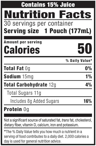 Capri Sun Fruit Punch flavored Juice Drink Blend, 30 ct Box, 6 fl oz Pouches