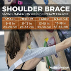 Incrediwear Shoulder Brace for Men and Women – Shoulder Support Brace Supports Shoulder Recovery & Shoulder Pain Relief, Reduces Inflammation and Swelling, Designed for Left & Right Shoulder (Large)
