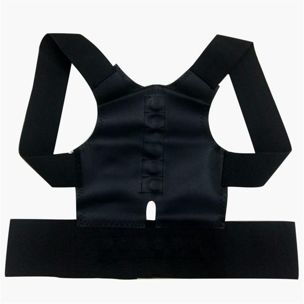 Posture Corrector Men's Women's Orthopedic Corset Back Waist Support with Shoulder Brace(M) (D,Medium)